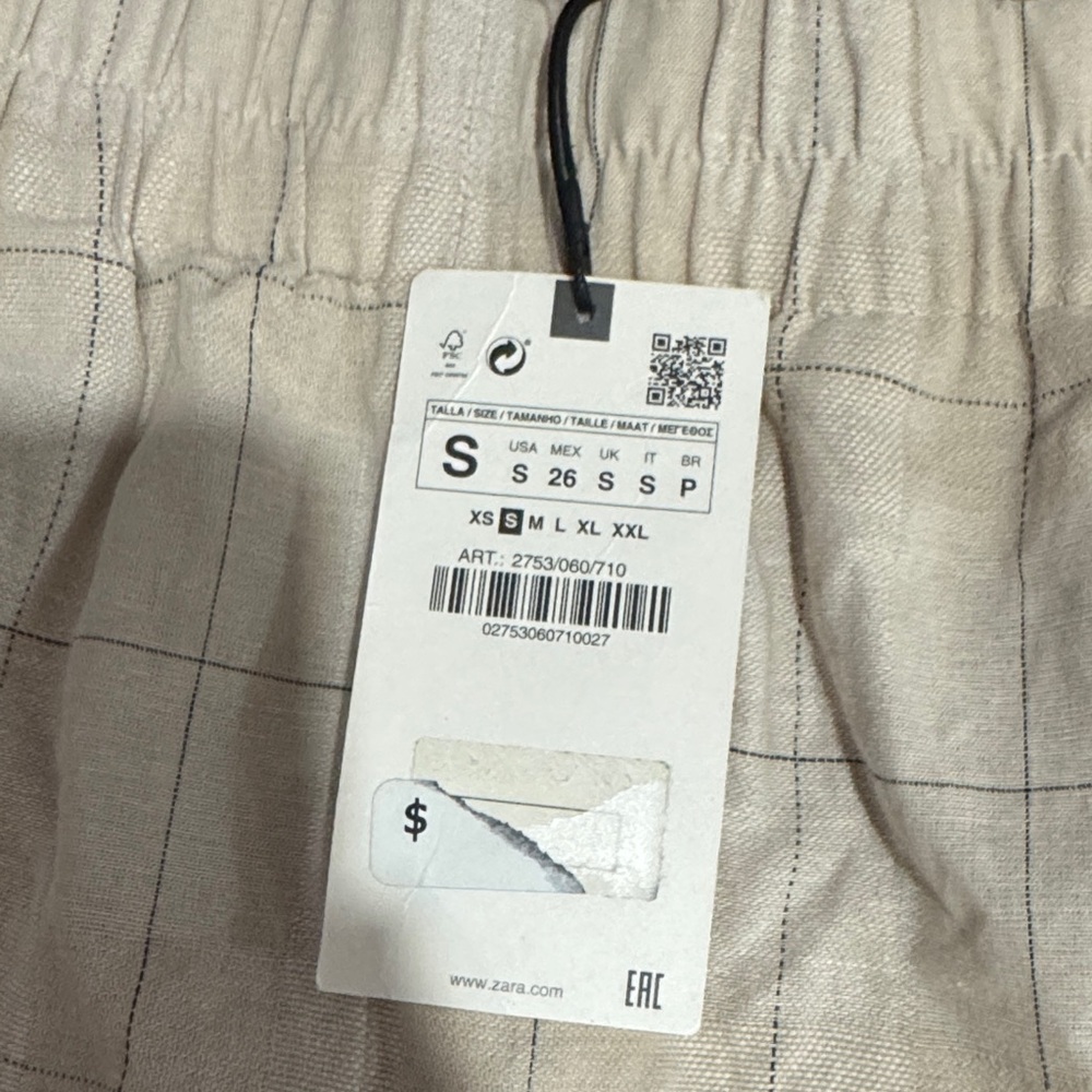 ZARA CUFFED PANTS SIZE S NWT - Picture 2 of 2